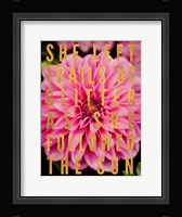 Glittery Flower I Fine Art Print
