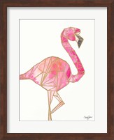 Origami Flamingo Fine Art Print