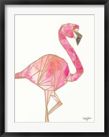 Origami Flamingo Fine Art Print