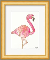 Origami Flamingo Fine Art Print