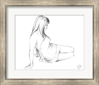 Waking Woman On White I Fine Art Print