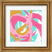 Pink Circular Strokes II Fine Art Print