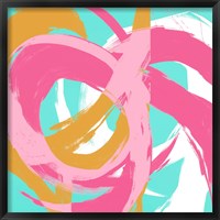 Pink Circular Strokes II Fine Art Print