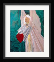Angel Sharing Heart Fine Art Print