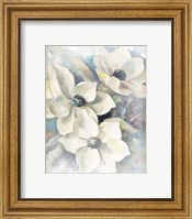 Magnolias Aglow on Abstract II Fine Art Print