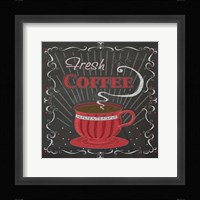 Coffee Chalk Square I Framed Print
