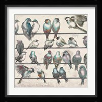 Gleeful Gathering II Framed Print