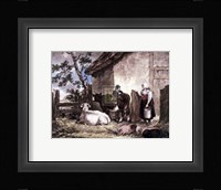 Milkmaid and Cowherd Fine Art Print