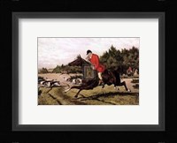 Gone Away - rider Fine Art Print