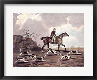 Captain Ricketts on His Hunter Mask Fine Art Print