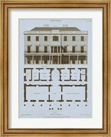 Chambray House & Plan II Fine Art Print