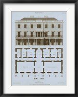 Chambray House & Plan II Fine Art Print