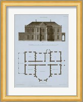 Chambray House & Plan III Fine Art Print