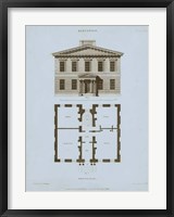 Chambray House & Plan IV Fine Art Print