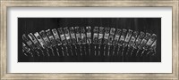 Antique Typewriter Bars Fine Art Print