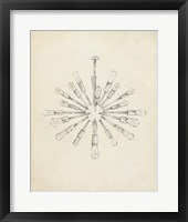 Mid Century Chandelier III Fine Art Print