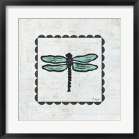 Dragonfly Stamp Fine Art Print