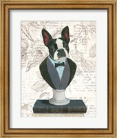 Canine Couture Newsprint I Fine Art Print