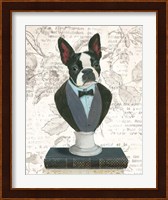 Canine Couture Newsprint I Fine Art Print