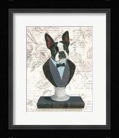 Canine Couture Newsprint I Fine Art Print
