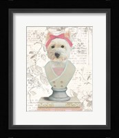 Canine Couture Newsprint II Framed Print