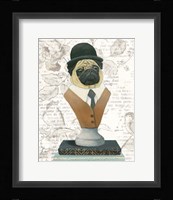 Canine Couture Newsprint III Framed Print