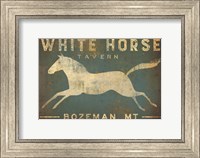 White Horse Running Fine Art Print