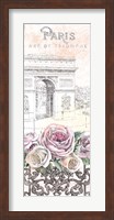 Paris Roses Panel VII Fine Art Print