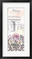 Paris Roses Panel VII Fine Art Print