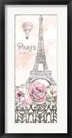 Paris Roses Panel VIII Fine Art Print