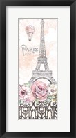 Paris Roses Panel VIII Fine Art Print