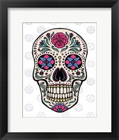 Sugar Skull on Gray Fine Art Print