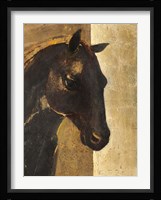 Trojan Horse I Gold Framed Print