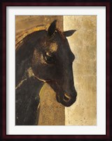 Trojan Horse I Gold Fine Art Print