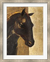 Trojan Horse I Gold Fine Art Print