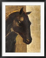 Trojan Horse I Gold Framed Print