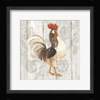 Farm Friend I on Barn Board Framed Print