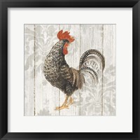 Farm Friend II on Barn Board Fine Art Print