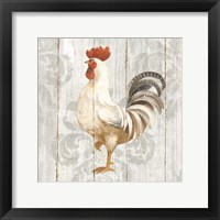 Farm Friend IV on Barn Board Fine Art Print