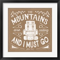 The Great Outdoors IX Framed Print