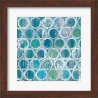 Stack of Tubes Blue Fine Art Print