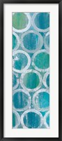 Stack of Tubes Blue II Fine Art Print