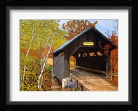 Covered Bridge Waterbury Vt Fine Art Print