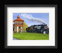 Engine #90 At The Switch Tower, Strasburg Pa Fine Art Print