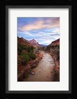 Zion River Vert Fine Art Print