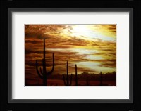 Cactus Sunset Fine Art Print