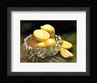 Lemon In Glass Fine Art Print