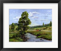 Meadow & Horses Fine Art Print