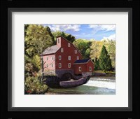 Red Mill Framed Print
