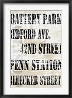 Over and Under NYC Transit Fine Art Print